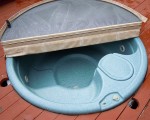 Flat spa hot tub cover