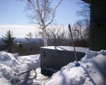 hottub covers winter scene