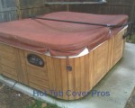 Heavy, waterlogged hot tub cover / spa cover